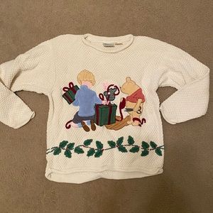☀️VTG Winnie the Pooh Christmas Sweater